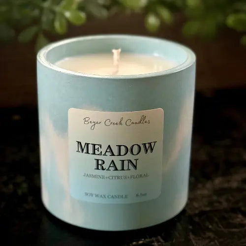 Meadow Rain Soy Wax Candle | Cement Vessel 8.5oz